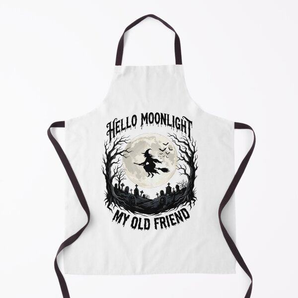 Item preview, Hello Moonlight My Old Friend - Flying Witch Halloween designed and sold by Steele-Art.