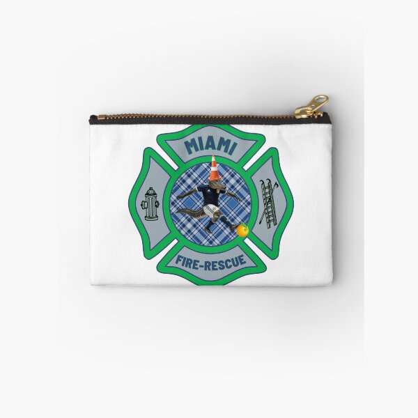 Item preview, MIAMI FIRE-RESCUE - Tartan Army Traffic Cone Alligator Maltese Cross designed and sold by FireEMSDesigns.
