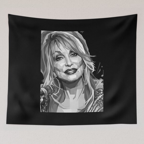 Item preview, Dolly Parton Grayscale designed and sold by varkicermanas.