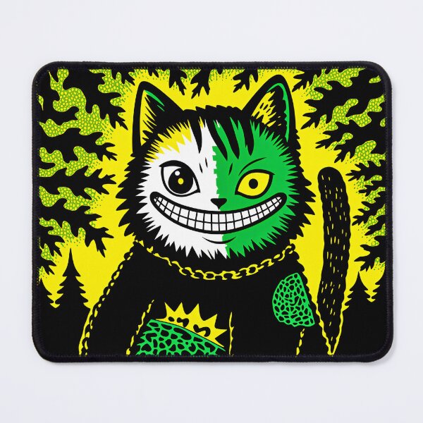 Item preview, Creepy Smiling Cat with a Wide Grin designed and sold by QQQueen.