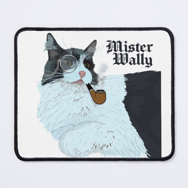 Item preview, Mister Wally Gentleman Cat with Name designed and sold by WillowerStudio.