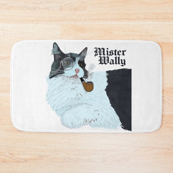 Item preview, Mister Wally Gentleman Cat with Name designed and sold by WillowerStudio.