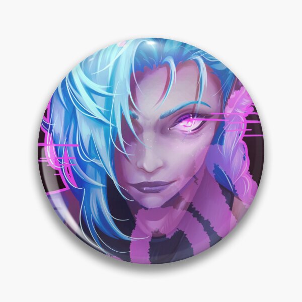 Aperçu de l'œuvre Jinx Arcane créée et vendue par silver.bot.