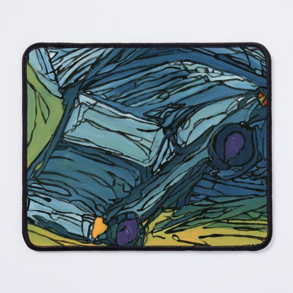 Item preview, Midnight Cruiser – Expressive Blue Car Art designed and sold by Dwaalhaas Applied Design.