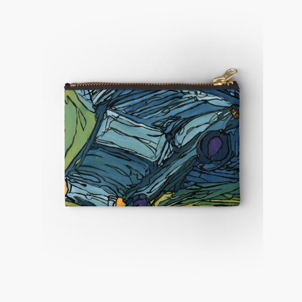 Item preview, Midnight Cruiser – Expressive Blue Car Art designed and sold by Dwaalhaas Applied Design.