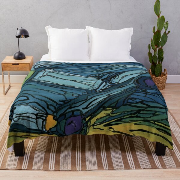 Item preview, Midnight Cruiser – Expressive Blue Car Art designed and sold by Dwaalhaas Applied Design.