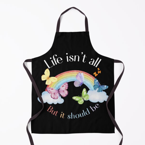 Item preview, Rainbows and Butterflies Happy Positive Vibes – Inspiring Rainbow & Butterfly designed and sold by SunandShade.