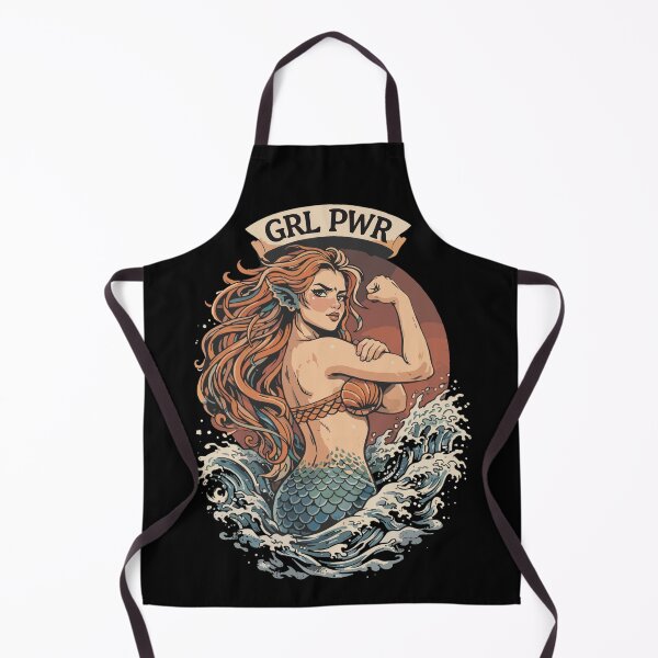 Item preview, Mermaid GRL PWR – Strong mermaid with muscles designed and sold by Pineapple-Tree.