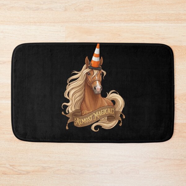 Item preview, Almost Magical Funny Horse Traffic Cone Unicorn designed and sold by w66aboo.