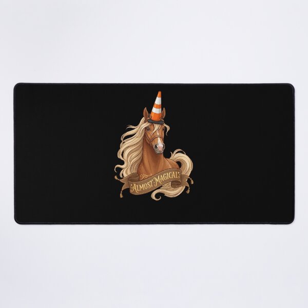 Item preview, Almost Magical Funny Horse Traffic Cone Unicorn designed and sold by w66aboo.