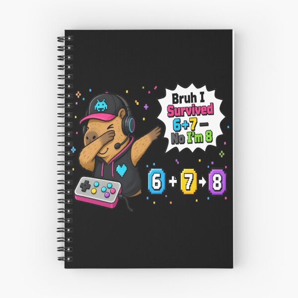 Item preview, Bruh I Survived 6 Plus 7 Now I Am 8 Gamer Art designed and sold by DailySparks.