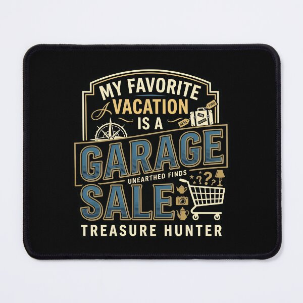 Item preview, My Favorite Vacation Is A Garage Sale Vintage Humor designed and sold by DuckOddity.