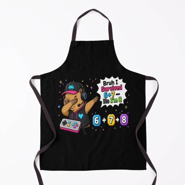 Item preview, Bruh I Survived 6 Plus 7 Now I Am 8 Gamer Art designed and sold by DailySparks.