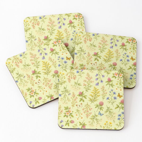 Item preview, Wildflowers and Butterflies Toss Print designed and sold by Vintage-Lady65.