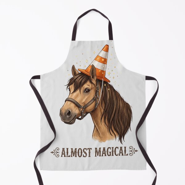 Item preview, Copy of Almost Magical Funny Horse Traffic Cone Unicorn designed and sold by w66aboo.