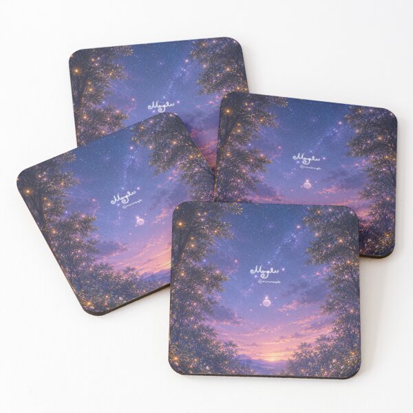 Item preview, Little Spirit Airliea Beneath a Starry Sky in Mergle Forest designed and sold by Minimergle.