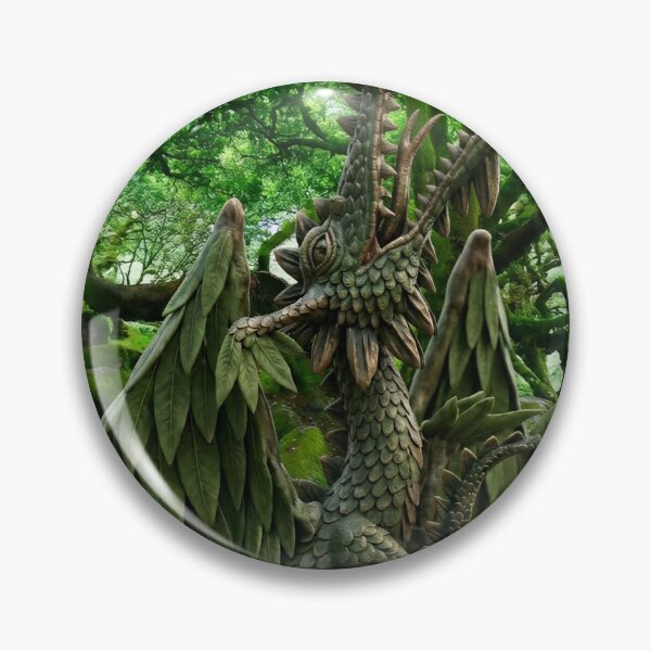Item preview, A Dragon in a dark enchanted forest designed and sold by Jonsmartdesigns.