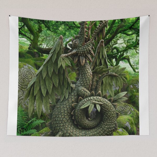 Item preview, A Dragon in a dark enchanted forest designed and sold by Jonsmartdesigns.