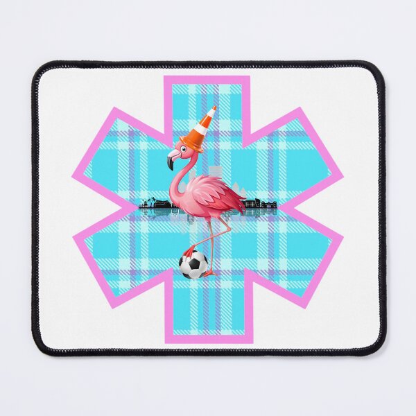 Item preview, Tartan Army Miami Fire Rescue Flamingo Traffic Cone Soccer Star of Life designed and sold by FireEMSDesigns.