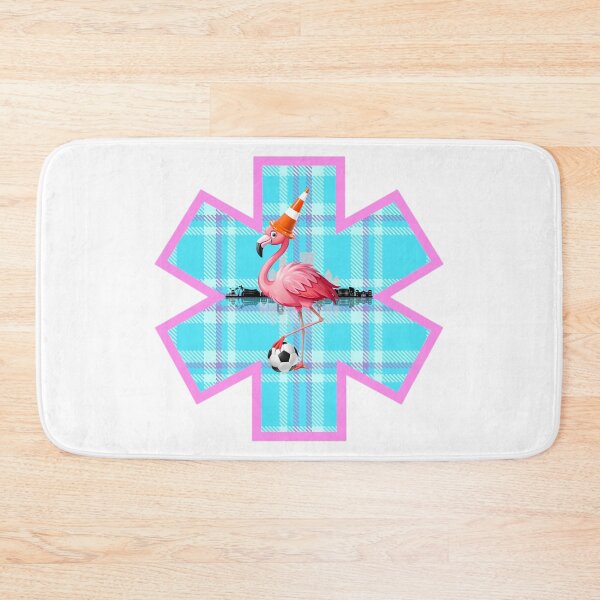 Item preview, Tartan Army Miami Fire Rescue Flamingo Traffic Cone Soccer Star of Life designed and sold by Bee Bum Designs.