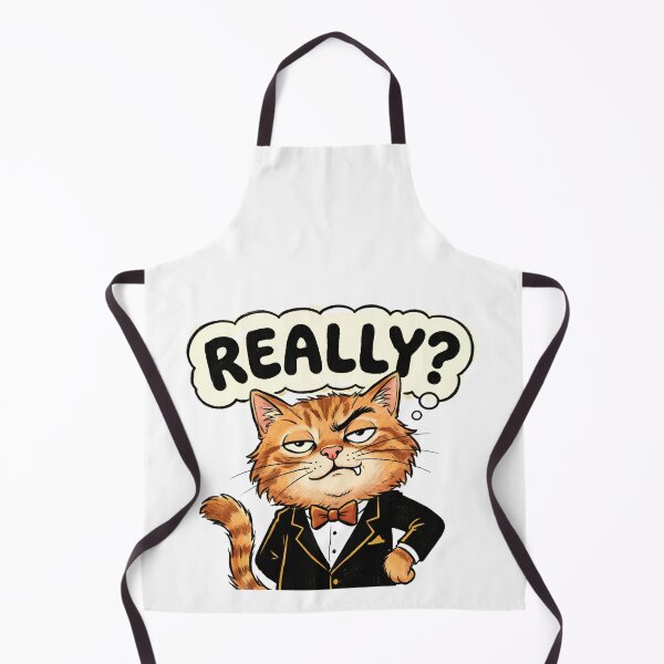 Item preview, Really Funny Skeptical Orange Cat Sarcastic Cat Meme designed and sold by Retro Whiskers.
