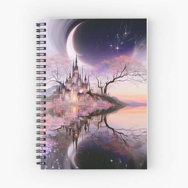 Item preview, Twilight Castle of the Cherry Blossom Lagoon designed and sold by bloorose.