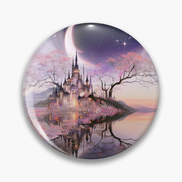 Item preview, Twilight Castle of the Cherry Blossom Lagoon designed and sold by bloorose.