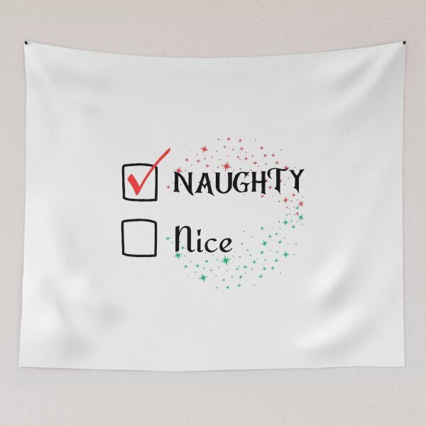Item preview, Naughty One on Santa's Naughty or Nice Christmas List designed and sold by SunandShade.
