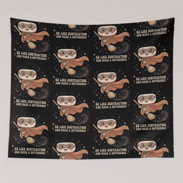 Item preview, Be Like Subtraction And Make A Difference  designed and sold by CutieGalore.