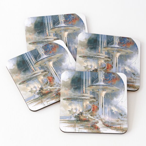 Item preview, Celestial Oasis Towers designed and sold by bloorose.