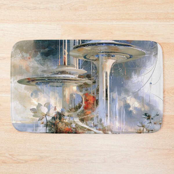 Item preview, Celestial Oasis Towers designed and sold by bloorose.