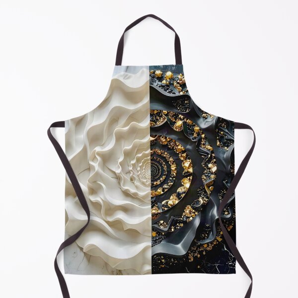 Item preview, Alabaster and Slate Geometric Spiral with Pyrite Accents designed and sold by Vicky Brago-Mitchell®.