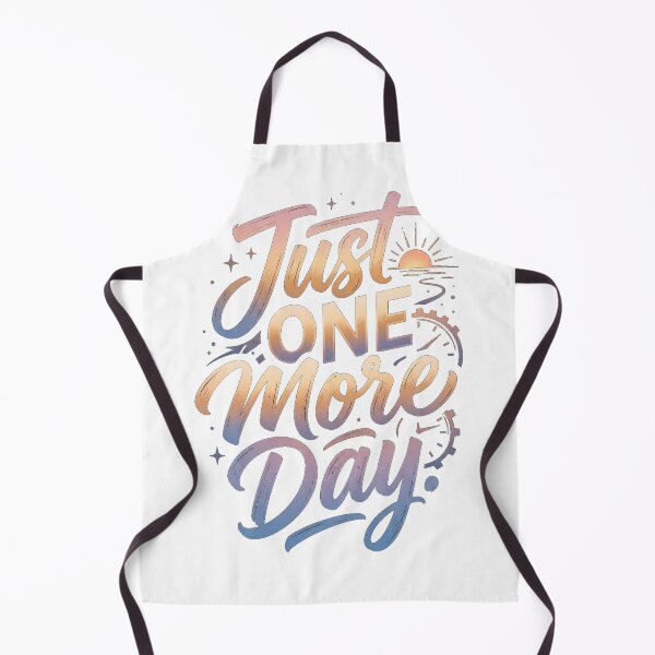 Item preview, Just One More Day – Hope & Resilience Awareness Typography designed and sold by Mirgonhood.