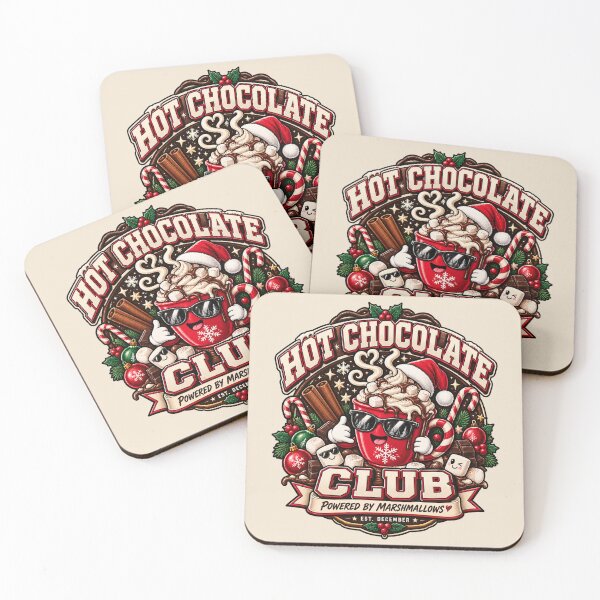 Item preview, Hot Chocolate Club – Cozy Christmas Cocoa designed and sold by warlistop.