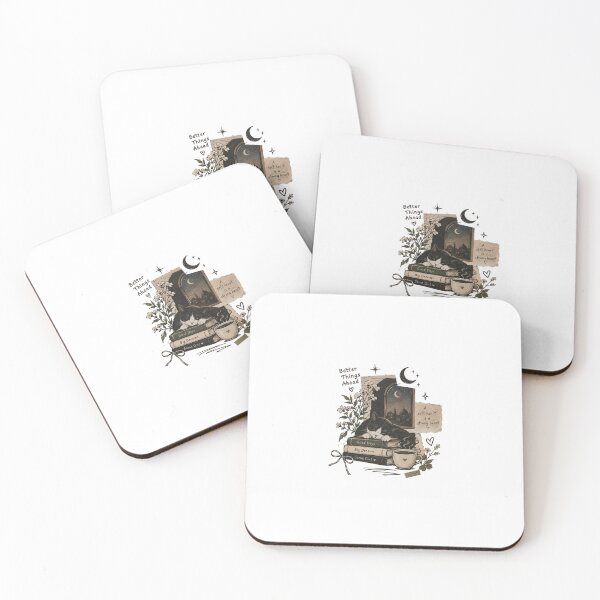 Item preview, Cozy Cat Books Coffee Night designed and sold by IRORA..