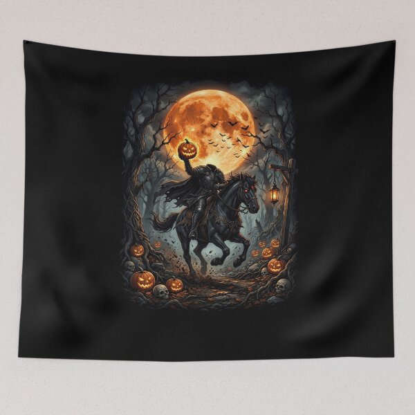 Item preview, Headless Knight On Horse Pumpkin Halloween Costume Men Women designed and sold by w66aboo.