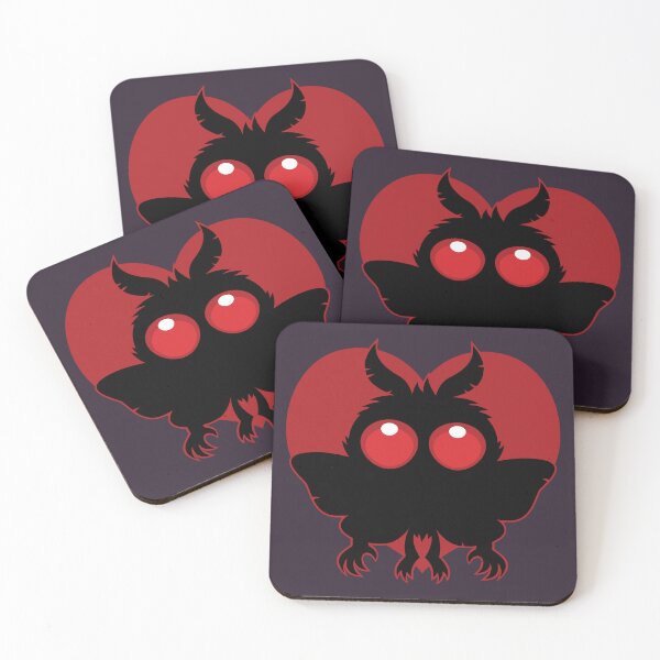 Item preview, Mothman Love - Spooky Cute Supernatural Sweetheart designed and sold by fizzgig.