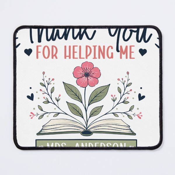 Item preview, Thank You For Helping Me Teacher Appreciation Flower Mug designed and sold by TeeVerse27.