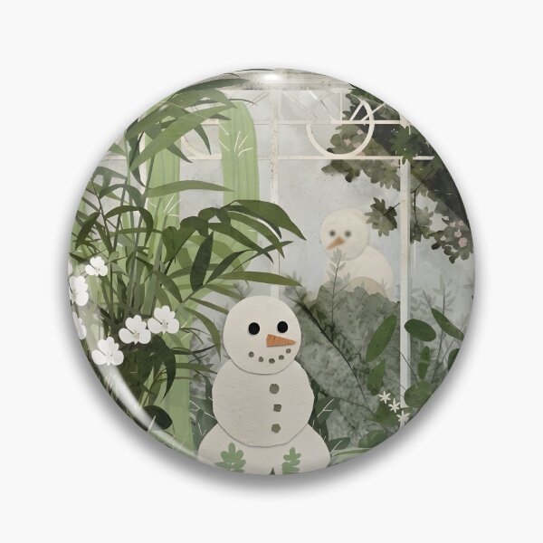 Item preview, A snowman in the Greenhouse designed and sold by pictoartcrew.