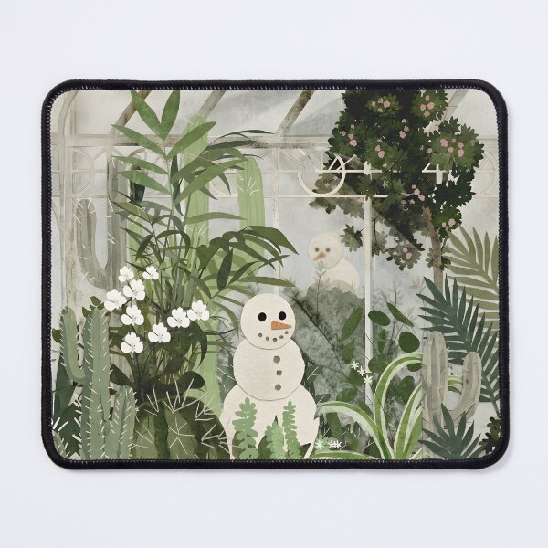 Item preview, A snowman in the Greenhouse designed and sold by pictoartcrew.