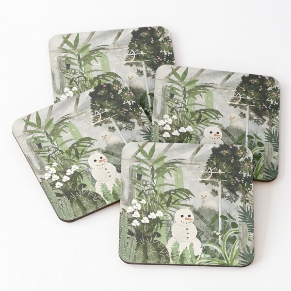 Item preview, A snowman in the Greenhouse designed and sold by pictoartcrew.