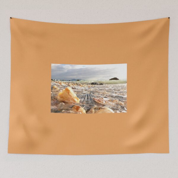 Item preview, shells in the incoming tide at the beach designed and sold by carminka.