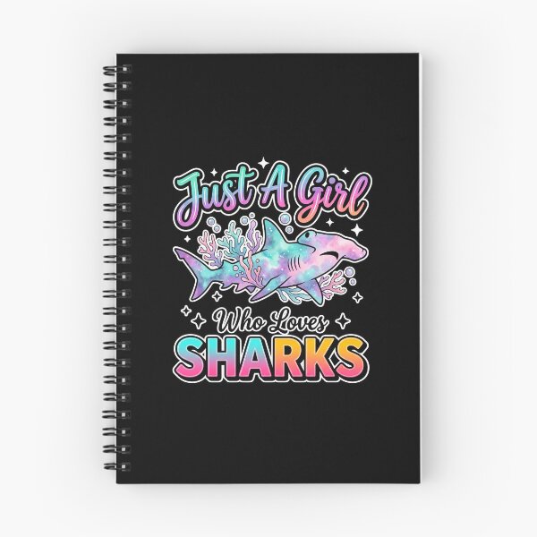Item preview, Just a Girl Who Loves Sharks designed and sold by domostore.