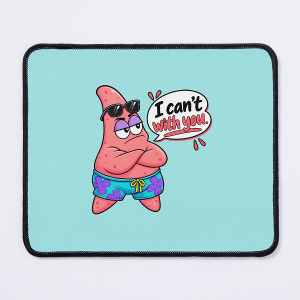 Item preview, I Can't With You Funny Starfish Meme designed and sold by StickyDelights.