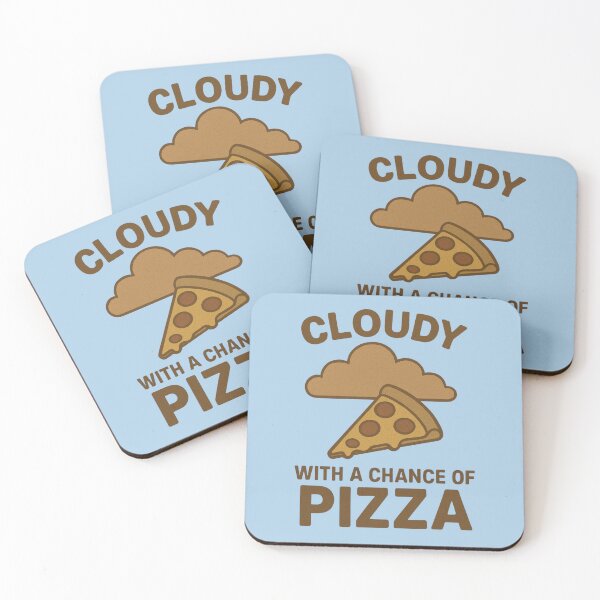 Item preview, Cloudy with a Chance of Pizza T-Shirt designed and sold by Pickleball 623.