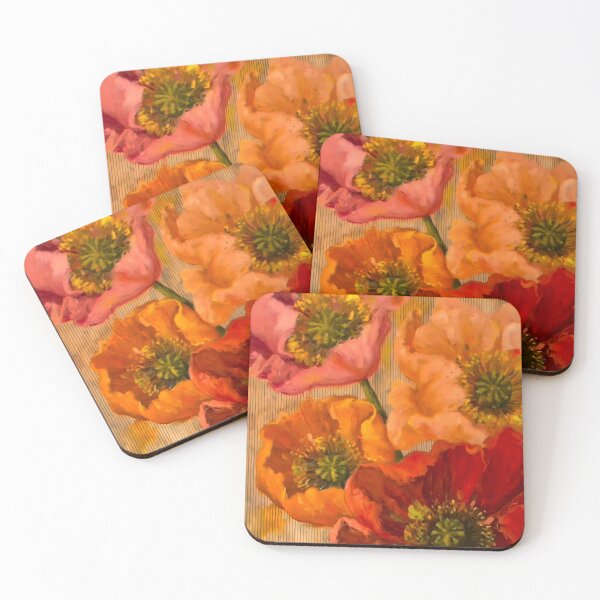 Item preview, Amapolas llamativas vintage en acuarela designed and sold by Vintage-Lady65.