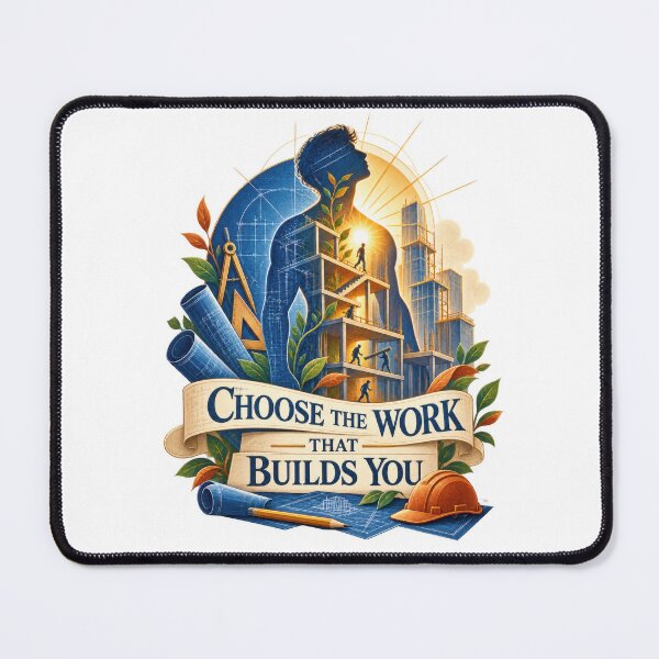 Item preview, Choose the Work That Builds You designed and sold by Mosslume Studio.