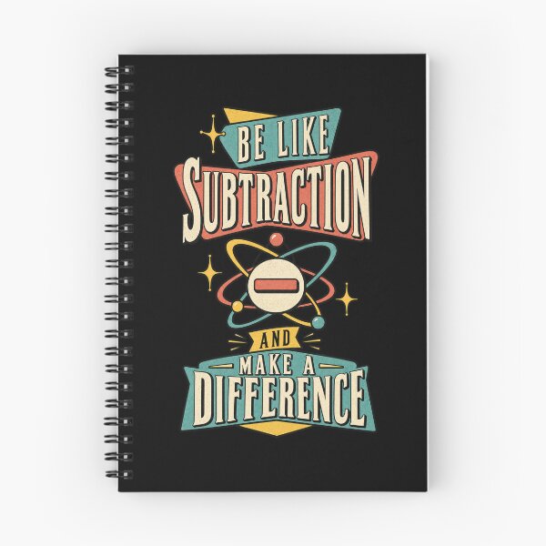 Item preview, Be like subtraction and make a difference  designed and sold by HiPatti.