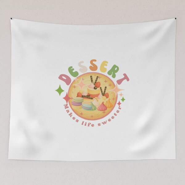 Item preview, Dessert Makes Life Sweeter - Cute Kawaii Sweet Treats Illustration designed and sold by SunandShade.