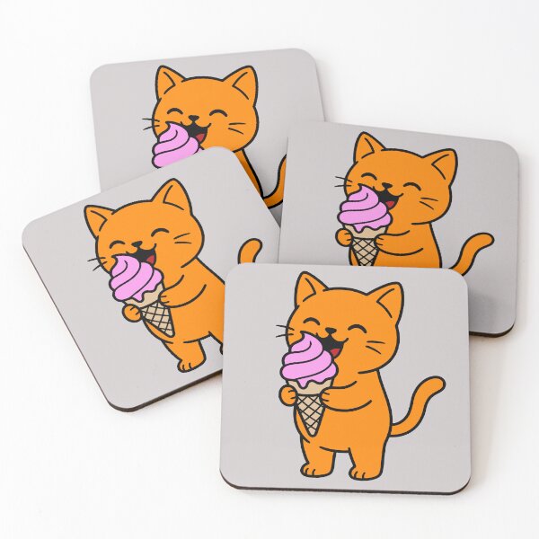 Item preview, Cat Eating Ice Cream designed and sold by JCTurn.